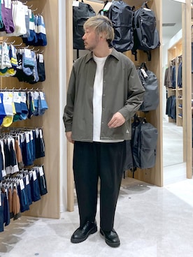 「アイテム（その他シューズ）」を使った、大平さん（メンズ・170cm）の秋コーディネート