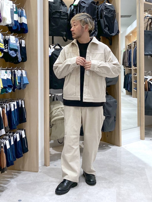 セール】クリーンコーデュロイ/トラッカージャケット/CLEAN MODE