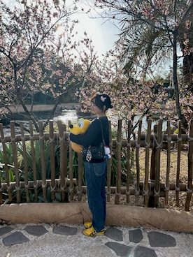 「H&M（エイチ・アンド・エム）のアイテム（ニット/セーター）」を使った、にいなさん（レディース・149cm）の夏コーディネート