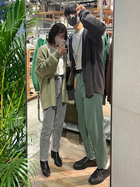 「ORiental TRaffic（オリエンタルトラフィック）のサイドゴアブーツ★9403（ブーツ）」を使った、ayumi.さん（レディース・158cm）の秋コーディネート