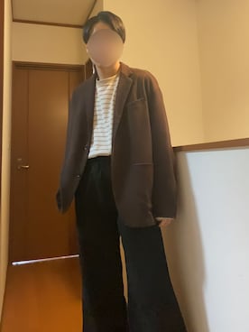 「低身長男子」｜ムッシさん（メンズ・163cm）の冬コーディネート