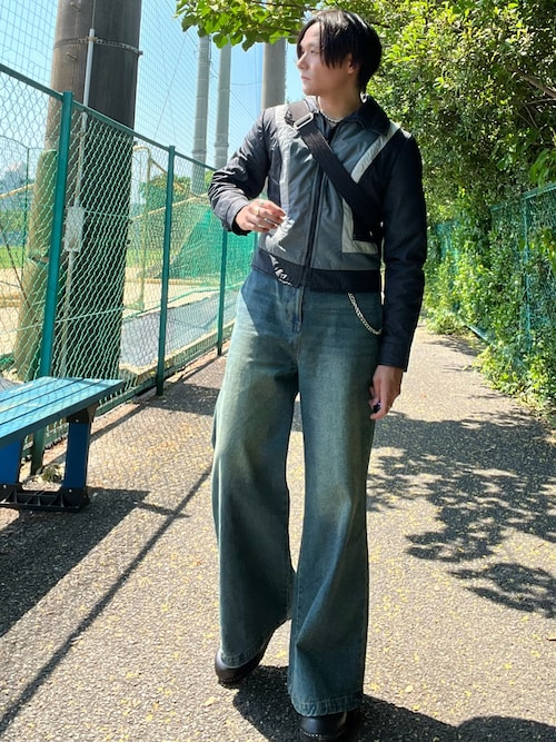 CLEL】Vintage Design Flare Denim Pants /ヴィンテージデザイン