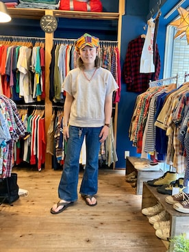 「Levis684」｜いたちさん（メンズ・175cm）の夏コーディネート