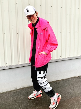 「FILA（フィラ）のアイテム（ジャケット/アウター）」を使った、いたちさん（メンズ・175cm）の夏コーディネート