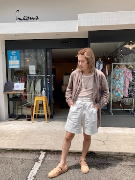 「グルカショーツ」｜いたちさん（メンズ・175cm・20代）の夏コーディネート