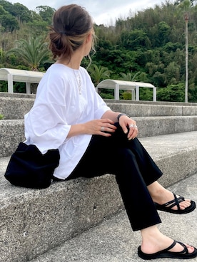 hannaさん（レディース・158cm）の夏コーディネート