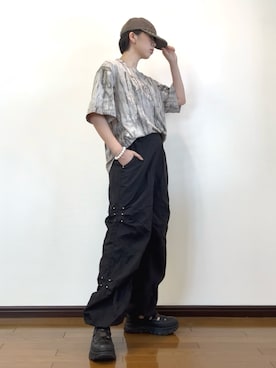 「モードストリート」｜　lunaさん（レディース・162cm）の夏コーディネート