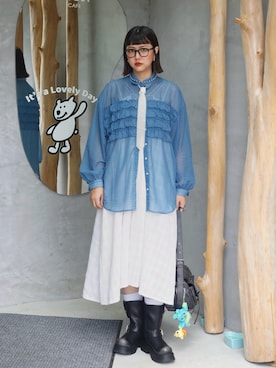 「アイテム（ワンピース）」を使った、SARA🇹🇼from TAIWAN!さん（レディース・168cm）の夏コーディネート