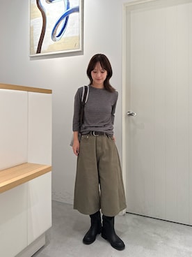 高松 玲菜さん(レディース・150cm)の秋コーディネート