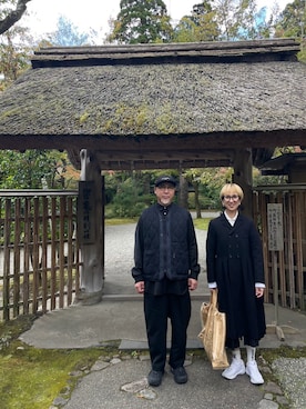 「アイテム（ジャケット/アウター）」を使った、mizu&sonさん（レディース・162cm・50代）の秋コーディネート