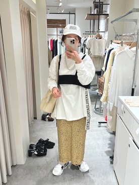 「アイテム（その他トップス）」を使った、nanさん（レディース・155cm）の春コーディネート