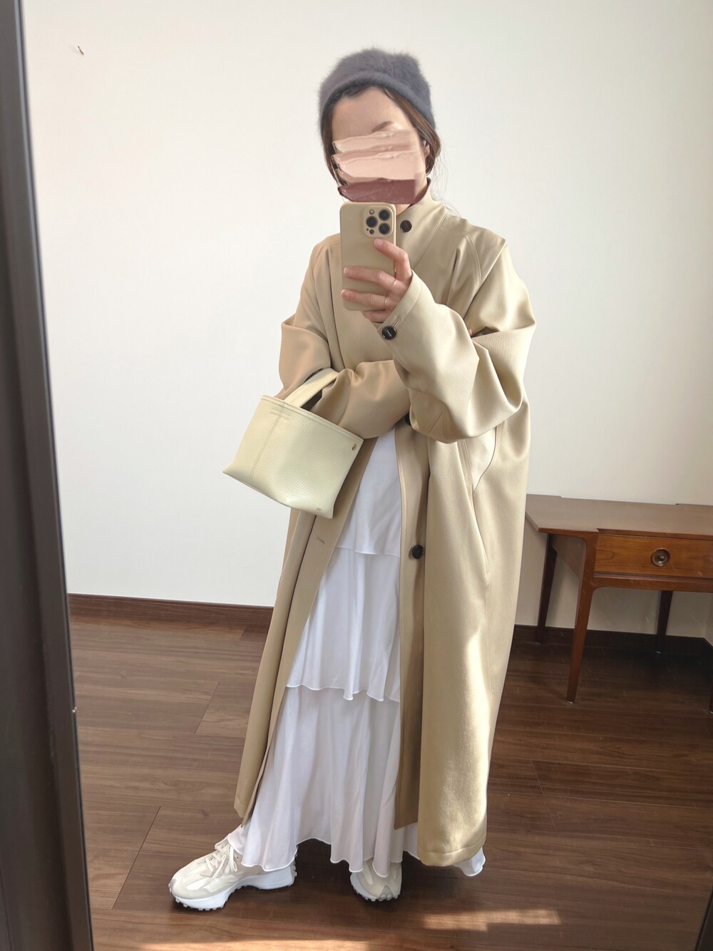 nan｜cabanのステンカラーコートを使ったコーディネート - WEAR 