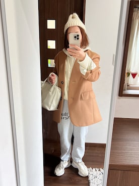 「Firsthand（ファーストハンド）のアイテム」を使った、nanさん（レディース・155cm）の冬コーディネート