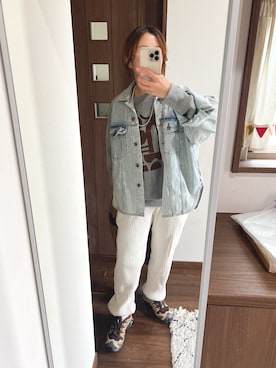 「THE YOn（ザヨン）のアイテム」を使った、nanさん（レディース・155cm）の春コーディネート