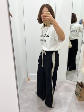 「アイテム（ネックレス）」を使った、nanさん（レディース・155cm）の秋コーディネート