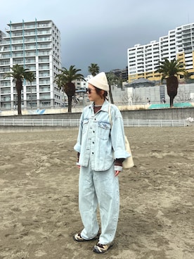 nanさん（レディース・155cm）の春コーディネート