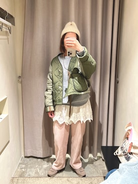 nanさん（レディース・155cm）の春コーディネート