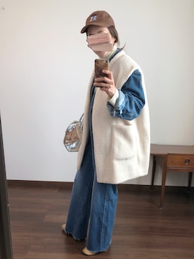 nanさん（レディース・155cm）の冬コーディネート