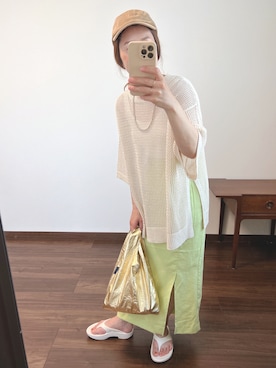 nanさん（レディース・155cm）の夏コーディネート