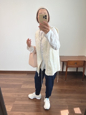 「chiiiibag」｜「アイテム（アクセサリー）」を使った、nanさん（レディース・155cm）の秋コーディネート