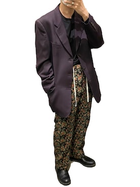 「PRADA（プラダ）のアイテム（ブーツ）」を使った、Don'tFollowMeさん（メンズ・165cm）の冬コーディネート