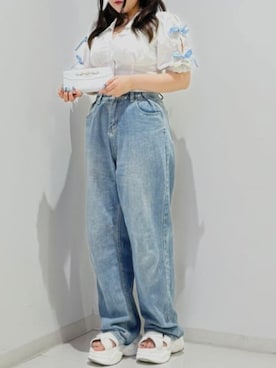 「アイテム（財布）」を使った、サマンサタバサプチチョイスさん（レディース・160cm）の夏コーディネート