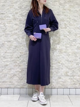 「アイテム（パスケース）」を使った、サマンサタバサプチチョイスさん（レディース・160cm）の秋コーディネート