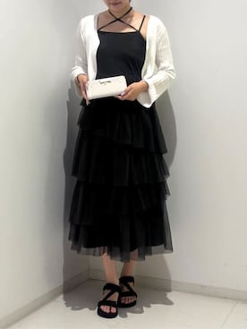 「アイテム（財布）」を使った、サマンサタバサプチチョイスさん（レディース・160cm）の夏コーディネート