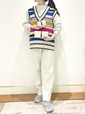 「アイテム（財布）」を使った、サマンサタバサプチチョイスさん（レディース・160cm）の冬コーディネート