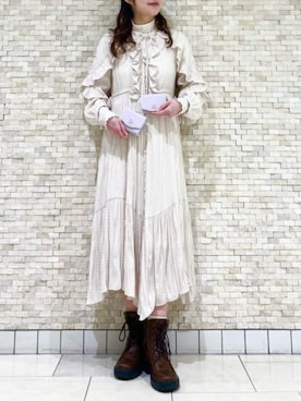 「アイテム（パスケース）」を使った、サマンサタバサプチチョイスさん（レディース・160cm）の冬コーディネート