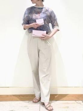 「アイテム（財布）」を使った、サマンサタバサプチチョイスさん（レディース・160cm）の夏コーディネート