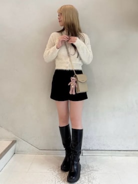 「アイテム（チャーム）」を使った、サマンサタバサプチチョイスさん（レディース・160cm）の冬コーディネート