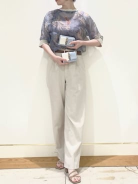 「アイテム（財布）」を使った、サマンサタバサプチチョイスさん（レディース・160cm）の夏コーディネート