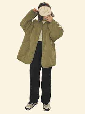 「classicalelf（クラシカルエルフ）のアイテム（その他アウター）」を使った、たさん（レディース・154cm）の春コーディネート