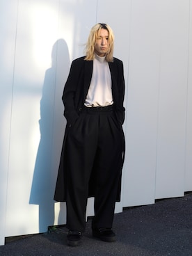 「SHAREEF（シャリーフ）のアイテム（ジャケット/アウター）」を使った、ふくちゃんさん（メンズ・180cm）の冬コーディネート