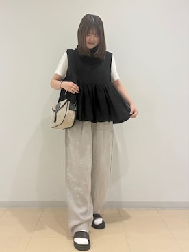 「BRADY（ブレディー）のアイテム」を使った、Bshopスタッフさん（レディース・149cm）の夏コーディネート
