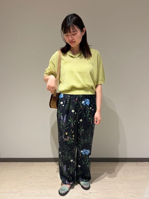 セール】alvana |〈別注〉半袖スキッパーニットポロシャツ WOMEN