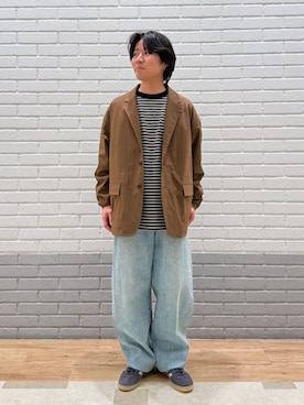 DAIWA PIER39のテーラードジャケットを使った人気ファッション DAIWA PIER39のテーラードジャケットを使った人気ファッション