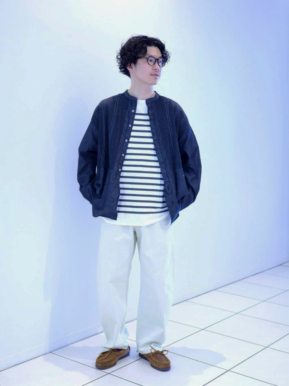 YUKETEN Scout Moc モカシンシューズ MENを使った人気ファッションコーディネート
