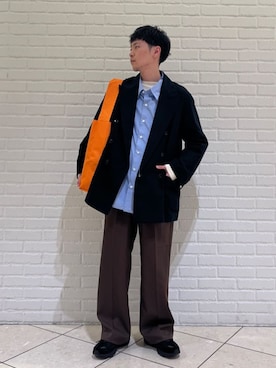 Bshopスタッフさん(メンズ・168cm)の春コーディネート