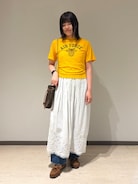 INSCRIRE（アンスクリア）の「INSCRIRE | バックサークル 半袖Tシャツ