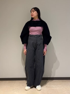 Bshopスタッフさん（レディース・160cm）の春コーディネート