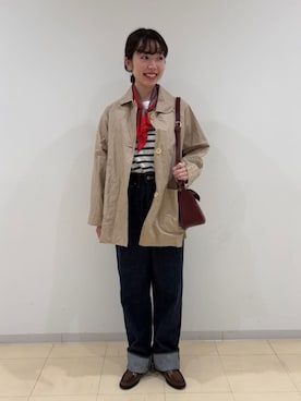 Bshopスタッフさん（レディース・158cm）の春コーディネート