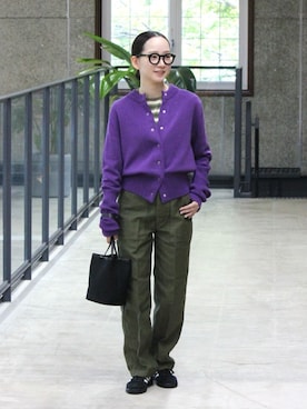 Bshopスタッフさん（レディース・157cm）の秋コーディネート