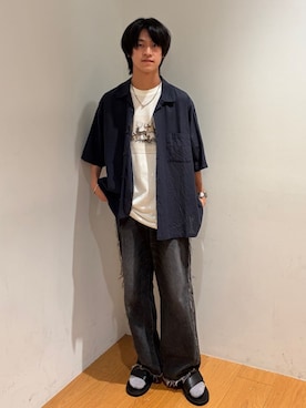Bshopスタッフさん(メンズ・170cm)の夏コーディネート