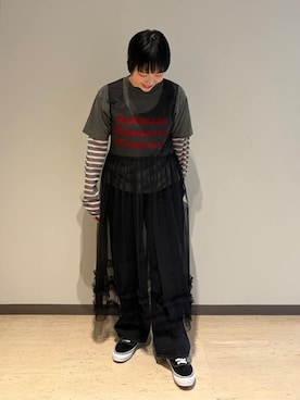 Bshopスタッフさん(レディース・157cm)の春コーディネート