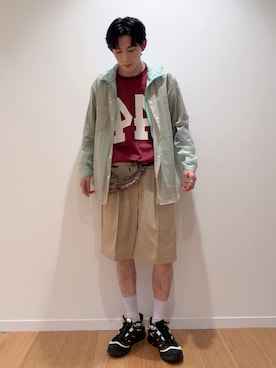 Bshopスタッフさん(メンズ・180cm)の夏コーディネート
