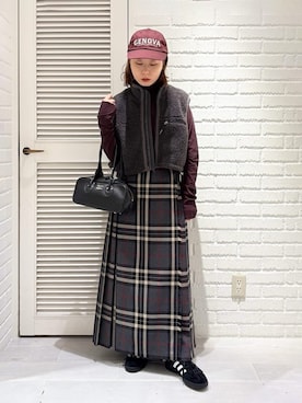 「アイテム（その他アウター）」を使った、Bshopスタッフさん（レディース・154cm）の秋コーディネート