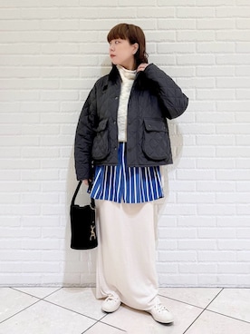 Bshopスタッフさん（レディース・154cm）の冬コーディネート