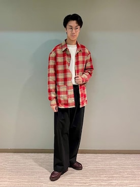 Bshopスタッフさん（メンズ・177cm）の秋コーディネート